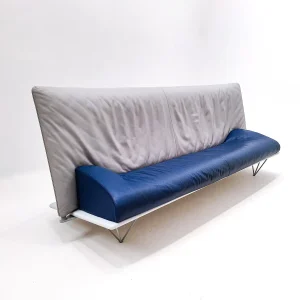 Leather “Squash” Sofa by Paolo Deganello for Driade
