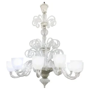 1940's Murano Glass Chandelier