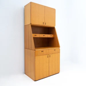 Mid Century Modern Wooden Cabinet by Derk Jan de Vries