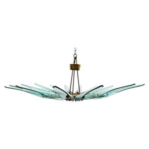 1950's Italian Dahlia Chandelier "Mod. 1563A" by Max Ingrand for Fontana Arte
