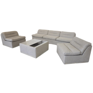 P10 Proposals Modular Sofa by Giovanni Offredi for Saporiti, Italy, 1970s