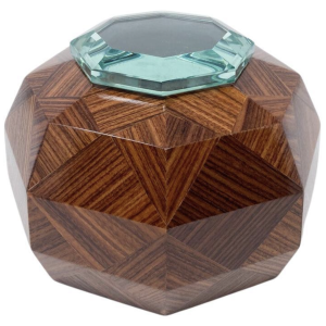 Box by Fontana Arte, Wood and Glass, 1940s