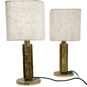 Pair of Table Lamps by Luciano Frigerio, Italy, 1970s