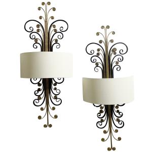 Pair of Large Wall Light by Banci Firenze, 1960s