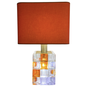 Mid-Century Modern Italian Murano Glass Table Lamp by Albano Poli for Poliarte - 1960s