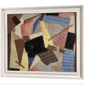 Collage by Armilde Dupont, Belgium, 1967