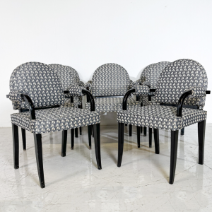Set of 8 Art Deco Armchairs