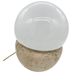 Mid-Century Modern Italian Travertine Desk Lamp, 1970s
