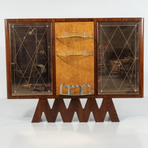 Mid-Century Modern Wooden Italian Bar