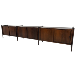 Mid-Century Modern Wooden Sideboard by Fukuoh Hirozi for Gavina, 1960s