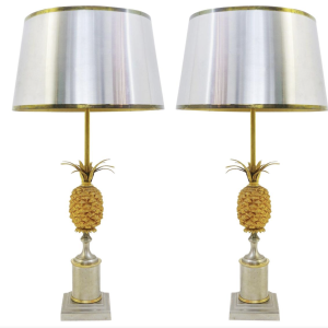 Pair Of Pineapple Lamps Jansen Style
