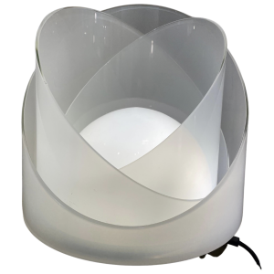 Mid-Century Modern Modular White Table Lamp by Carlo Nason for Mazzega, 1960s