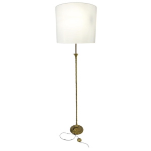 Mid-Century Brass Floor Lamp by Maison Baguès, France, 1950s