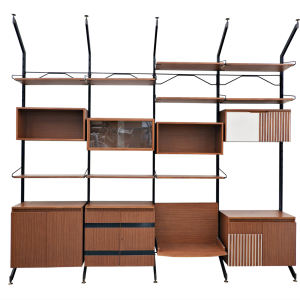 Mid-Century Modern Italian Wall Unit Model ''Urio'' by Ico Parisi for MIM, 1960s