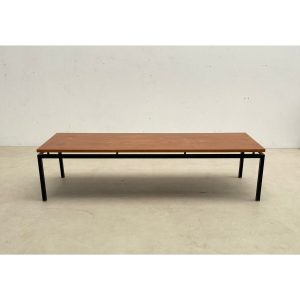 Mid Century Modern Rectangular Wooden Coffee Table by Pastoe