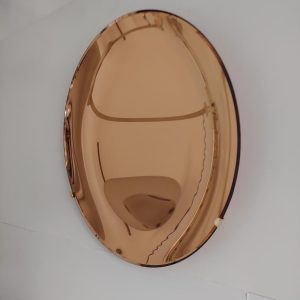 Contemporary Copper Coloured Concave Mirror