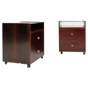 Pair of Mid Century Modern Nightstands by Carlo di Carli for Sormani