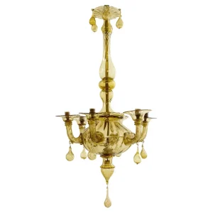 Italian Mid Century Murano Glass Chandelier