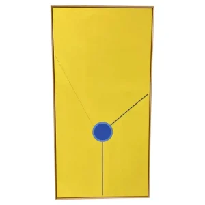 Mid Century Modern Abstract Painting by Leopold Leclerq