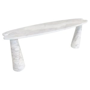 Mid Century Marble "Eros" Console Table by Angelo Mangiarotti for Skipper