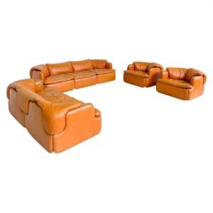 Confidential Seating Set by Alberto Rosselli for Saporiti