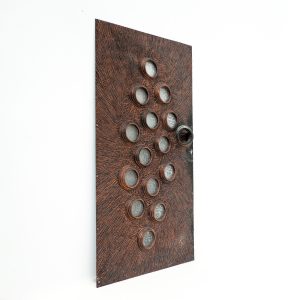 Mid Century Italian Aluminium Wall Panel