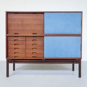 Mid-Century Modern Cabinet by Ilmari Tapiovaara for Selettiva di Cantù, 1950s