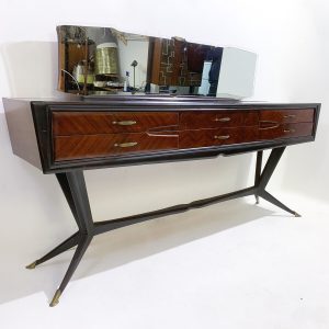 Italian Mid Century Mirrored Sideboard
