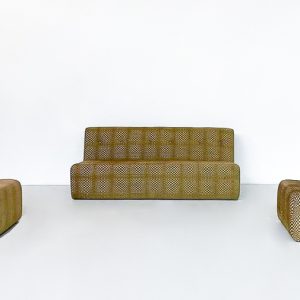 Mid-Century Modern Seating Set, Italy, 1970s - Original Fabric