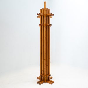 Mid Century Modern Wooden Totem Coat Rack