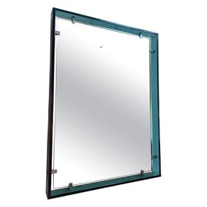 Mid Century Rectangular "2014" Mirror by Max Ingrand for Fontana Arte