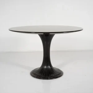Mid-Century Modern Dining Table, Wood and Marble, 1960s