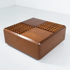Mid-Century Modern Italian Wooden Coffee Table, 1960s