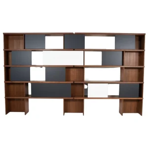 Mid-Century Bookcase by Ilmari Tapiovaara, La Permanente Mobili Cantu, 1950s