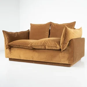 Mid-Century Modern Sofa "Cado" 2 Seater, by Gunnar Gravesen and David Lewis Divano for ICF, Italy, 1970s - New Upholstery