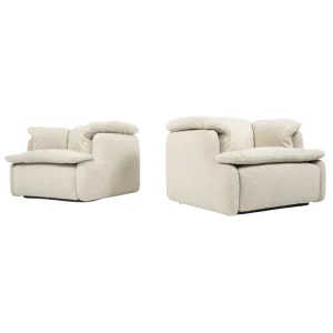 Mid-Century Modern Pair of Armchairs - New Upholstery