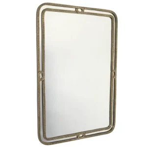Mid-Century Bronze Mirror by Angelo Brotto, signed, 1950s
