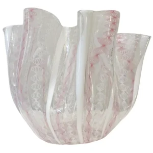 Vase "Fazzoletto" by Paolo Venini for Venini, Italy, 1950s