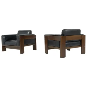 Pair of Bastiano Armchairs by Tobia Scarpa for Knoll, Italy, 1962