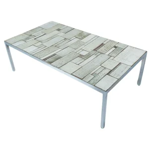 Mid-Century Mosaic Coffee Table attributed to Pia Manu, 1970s