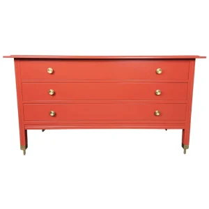 Red Chest of Drawers, Carlo de Carli, 1960s