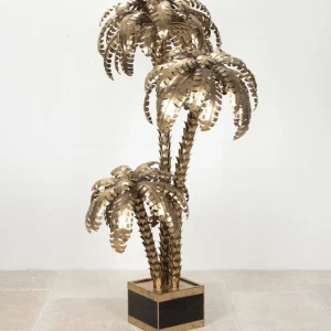 Contemporary Maison Jensen style palm tree floor lamp
