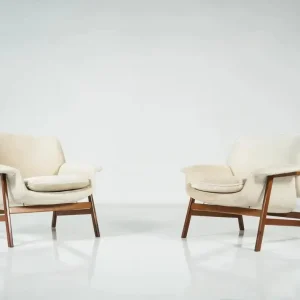 Pair of Armchairs "849 " by Gianfranco Frattini for Cassina, 1960s