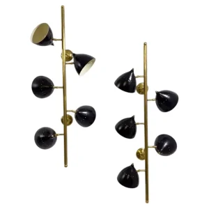 Contemporary Pair of Wall Lights in the style of Stilnovo