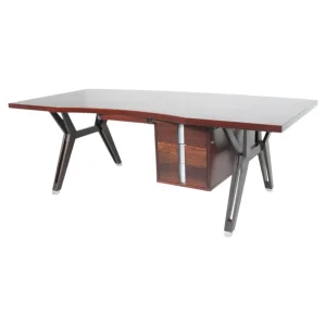 Mid-Century Modern Desk by Ico Parisi for Mim Roma, Italy, 1950s