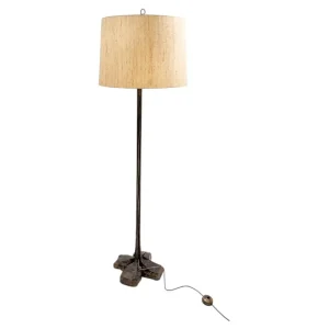 Bronze Floor Lamp attributed to Lothar Klute, 1970s