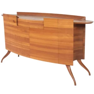 Mid-Century Oval Sideboard by Ceccotti Collezioni, Italy