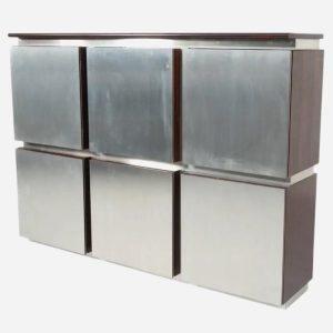 Mid-Century Modern Shelve by Acerbis, Italy, Wood and Metal, 1970s