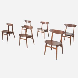 Set of 6 CH30 Dining Chairs by Hans J. Wegner for Carl Hansen & Son, Denmark