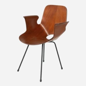 "Medea" Desk Chair by Vittorio Nobili, Italy, 1955